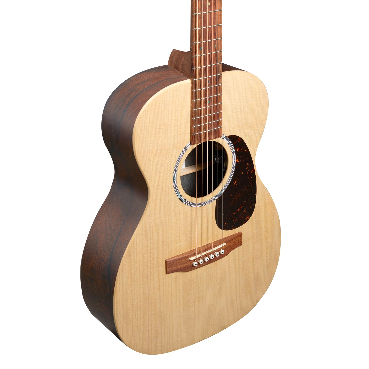 Martin 0-X2E Electro Acoustic Guitar; Solid Spruce / Cocobolo | Incl Softshell Case