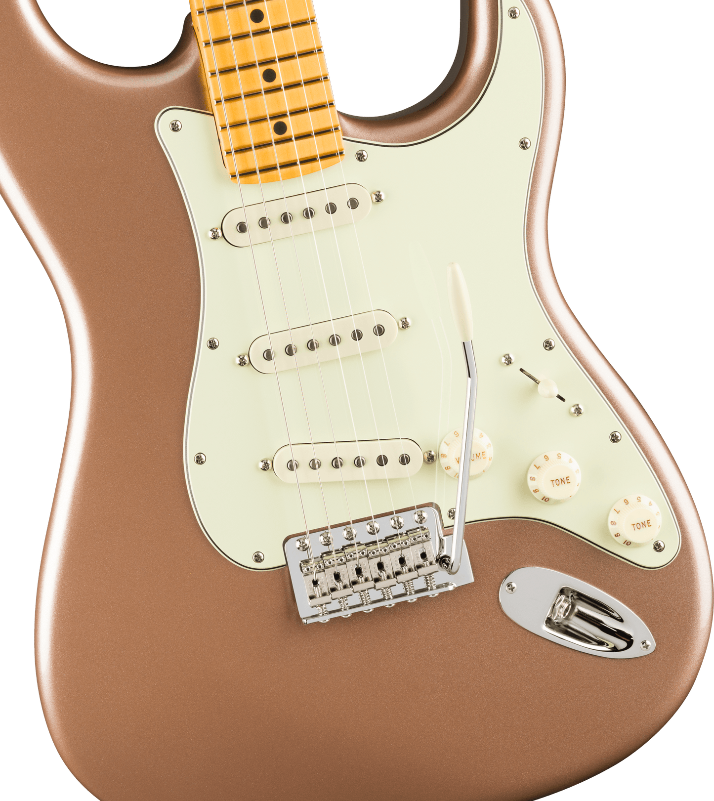 Fender American Professional Classic Stratocaster; Maple Fingerboard, Faded Firemist Gold