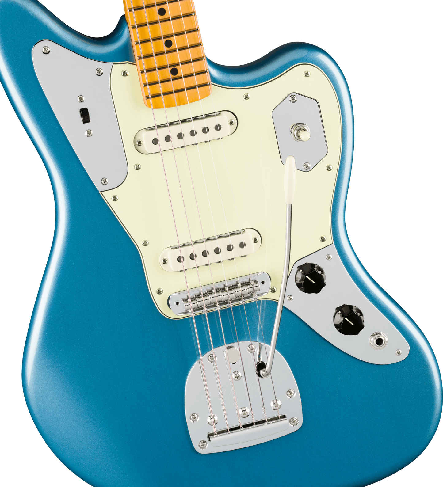 Fender American Professional Classic Jaguar; Maple Fingerboard, Faded Lake Placid Blue