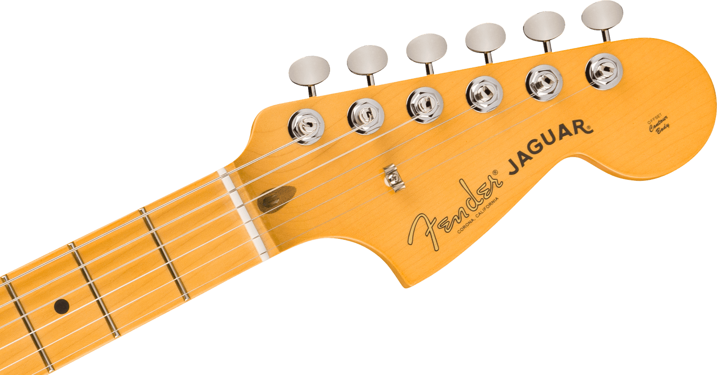 Fender American Professional Classic Jaguar; Maple Fingerboard, Faded Lake Placid Blue