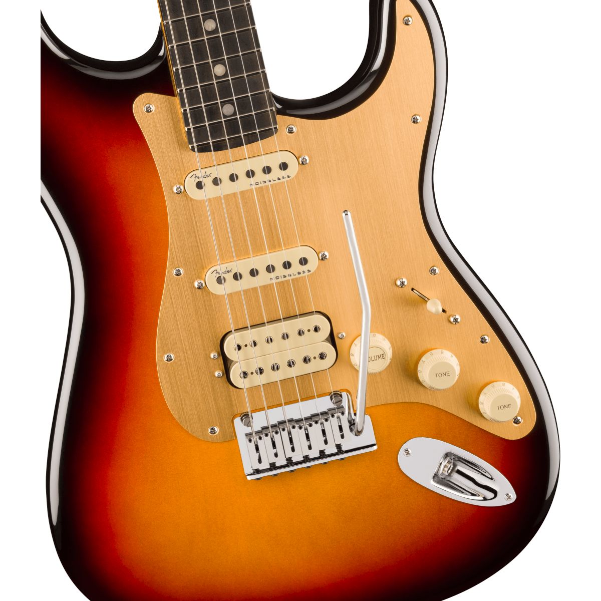 Fender American Ultra II Stratocaster HSS; Ebony Fingerboard; Ultraburst