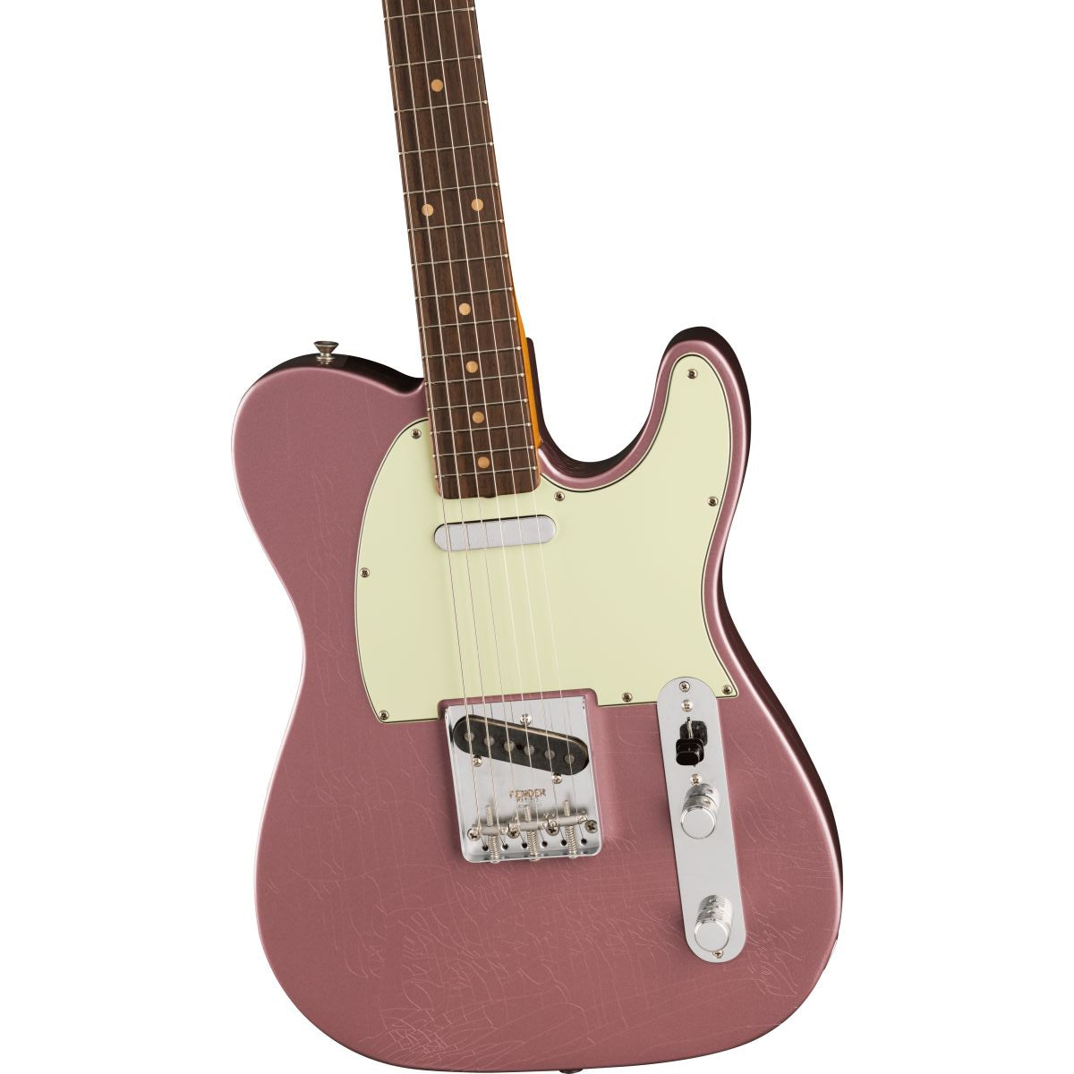 Fender Vintera II Road Worn '60s Telecaster; Rosewood Fingerboard, Burgundy Mist Metallic