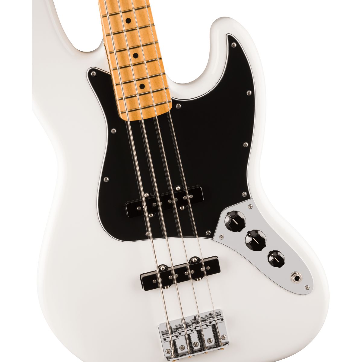 Fender Player II Jazz Bass; Maple Fingerboard; Polar White | With FREE Gigbag