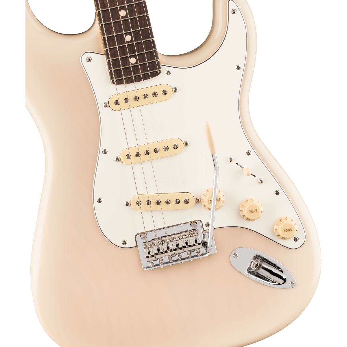 Fender Player II Stratocaster; Rosewood Fingerboard; White Blonde | With FREE Gigbag