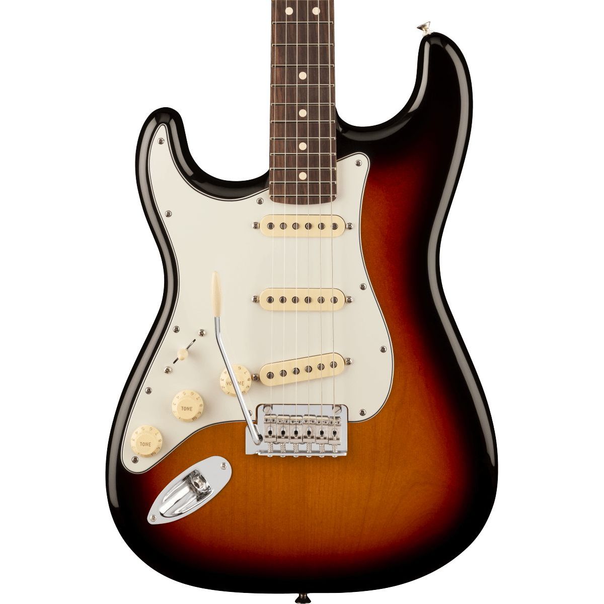 Fender Player II Stratocaster Left-Hand; Rosewood Fingerboard; 3-Color Sunburst | With FREE Gigbag