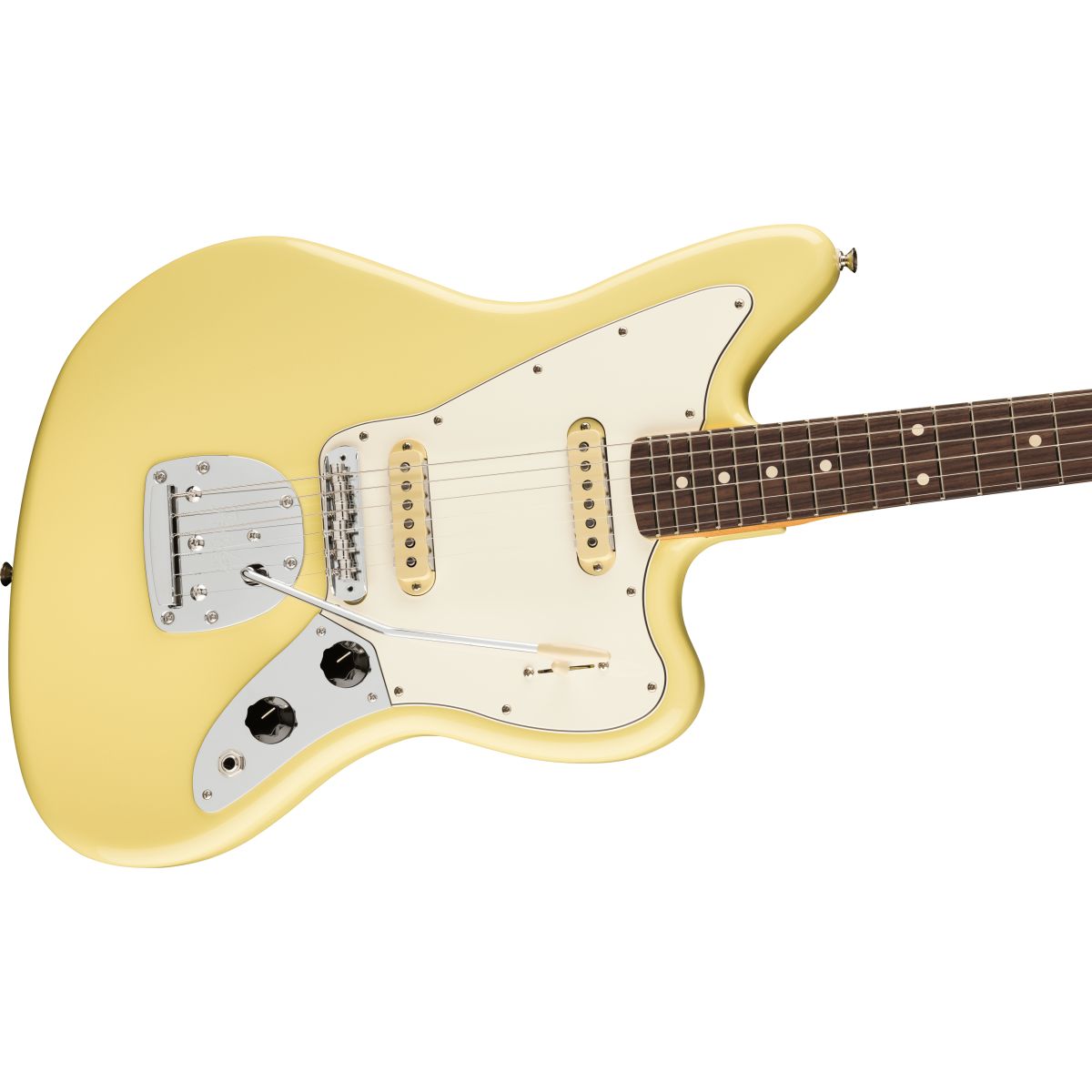 Fender Player II Jaguar; Rosewood Fingerboard; Hialeah Yellow | With FREE Gigbag