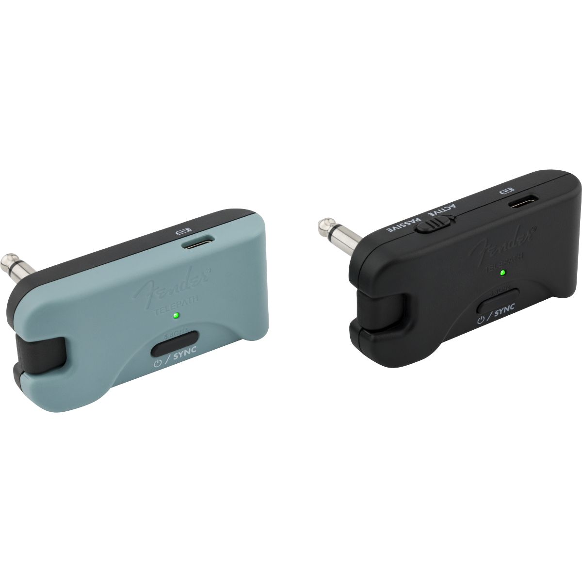 Fender Telepath Wireless System; Mystic Ice Blue and Black