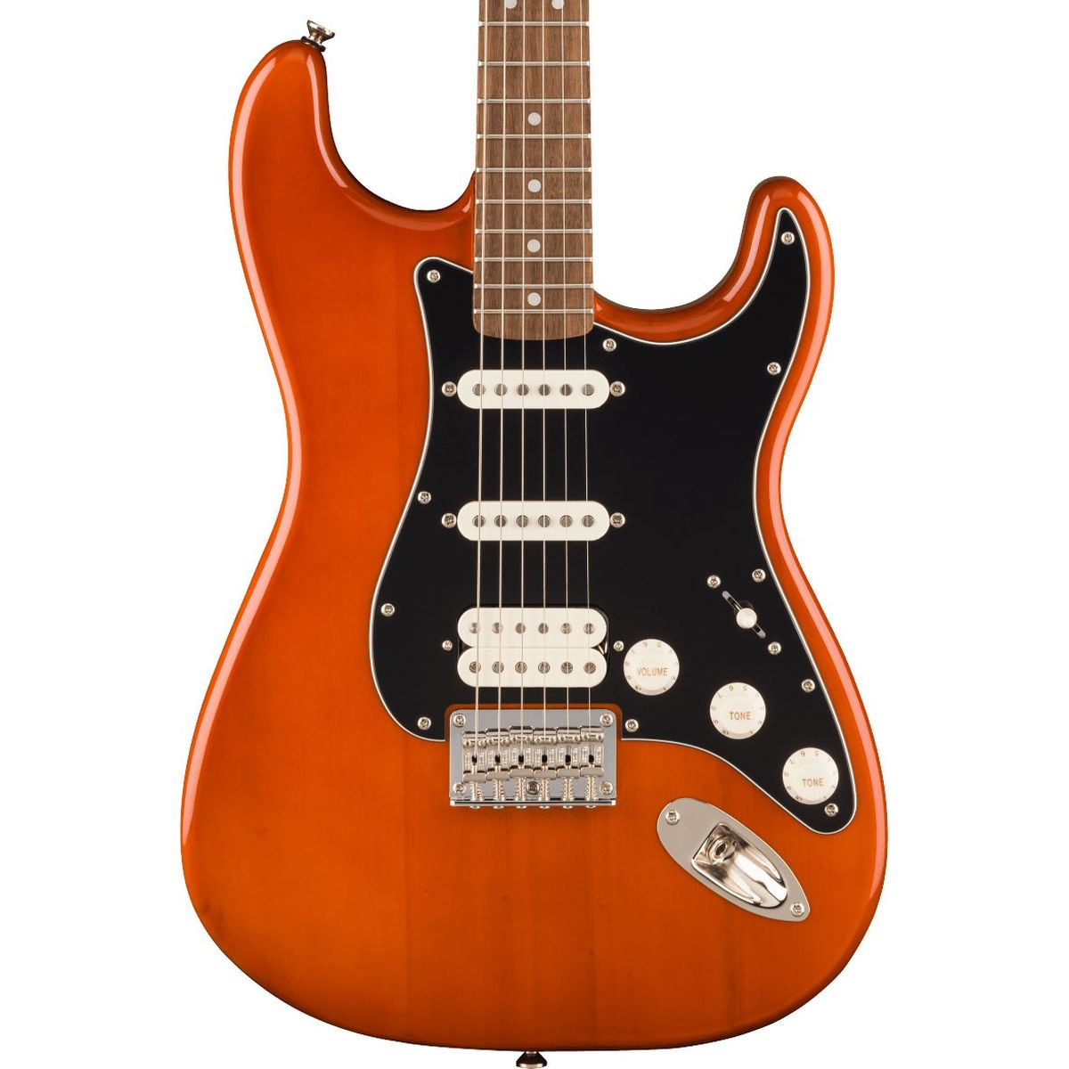 Squier Classic Vibe '70s Stratocaster HT HSS, Laurel Fingerboard, Black Pickguard, Mocha
