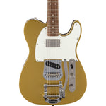 Squier Classic Vibe Custom Telecaster SH with Bigsby, Parchment Pickguard, Aztec Gold