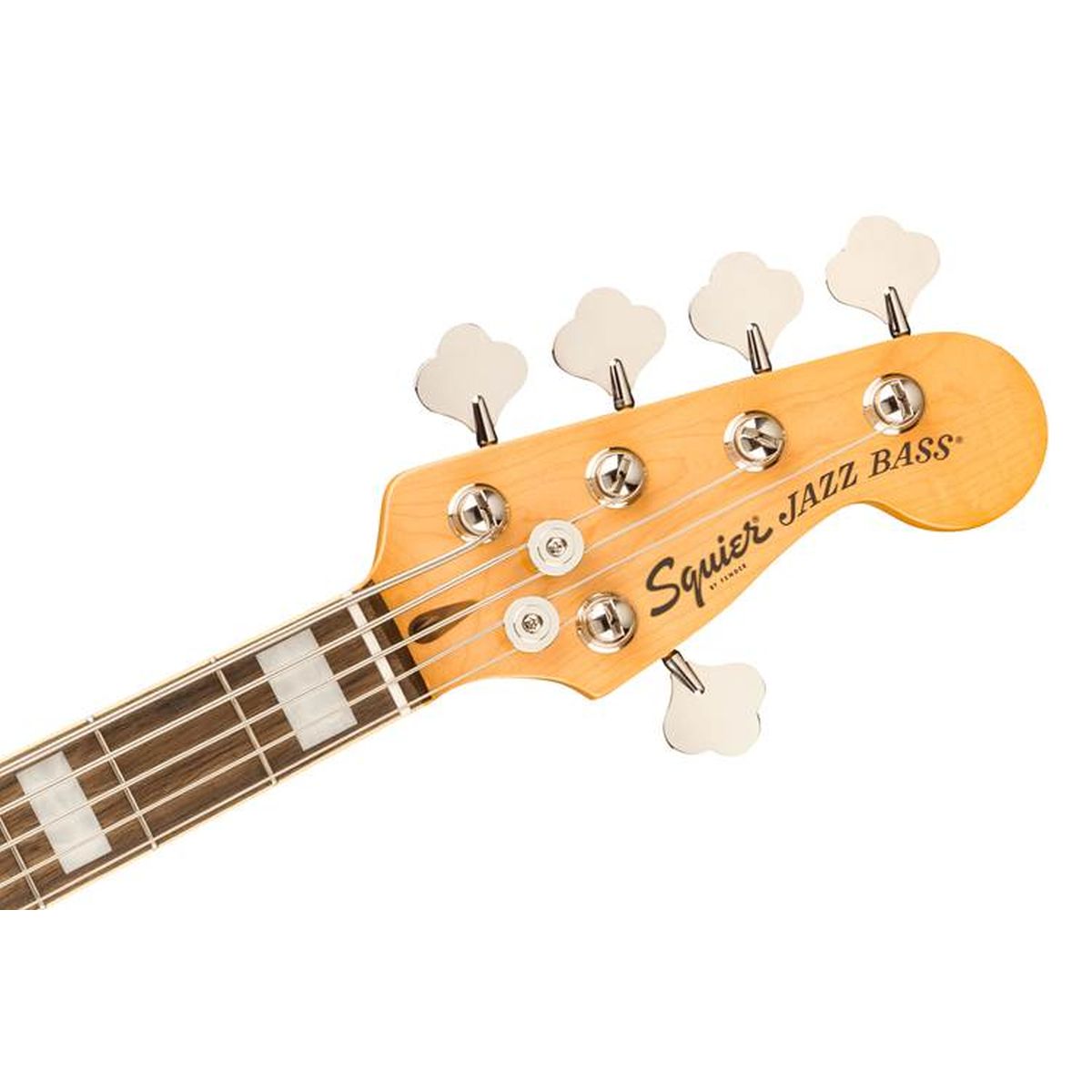 Squier Classic Vibe Active '70s Jazz Bass V, Laurel Fingerboard, White Pearloid Pickguard, Sienna Sunburst