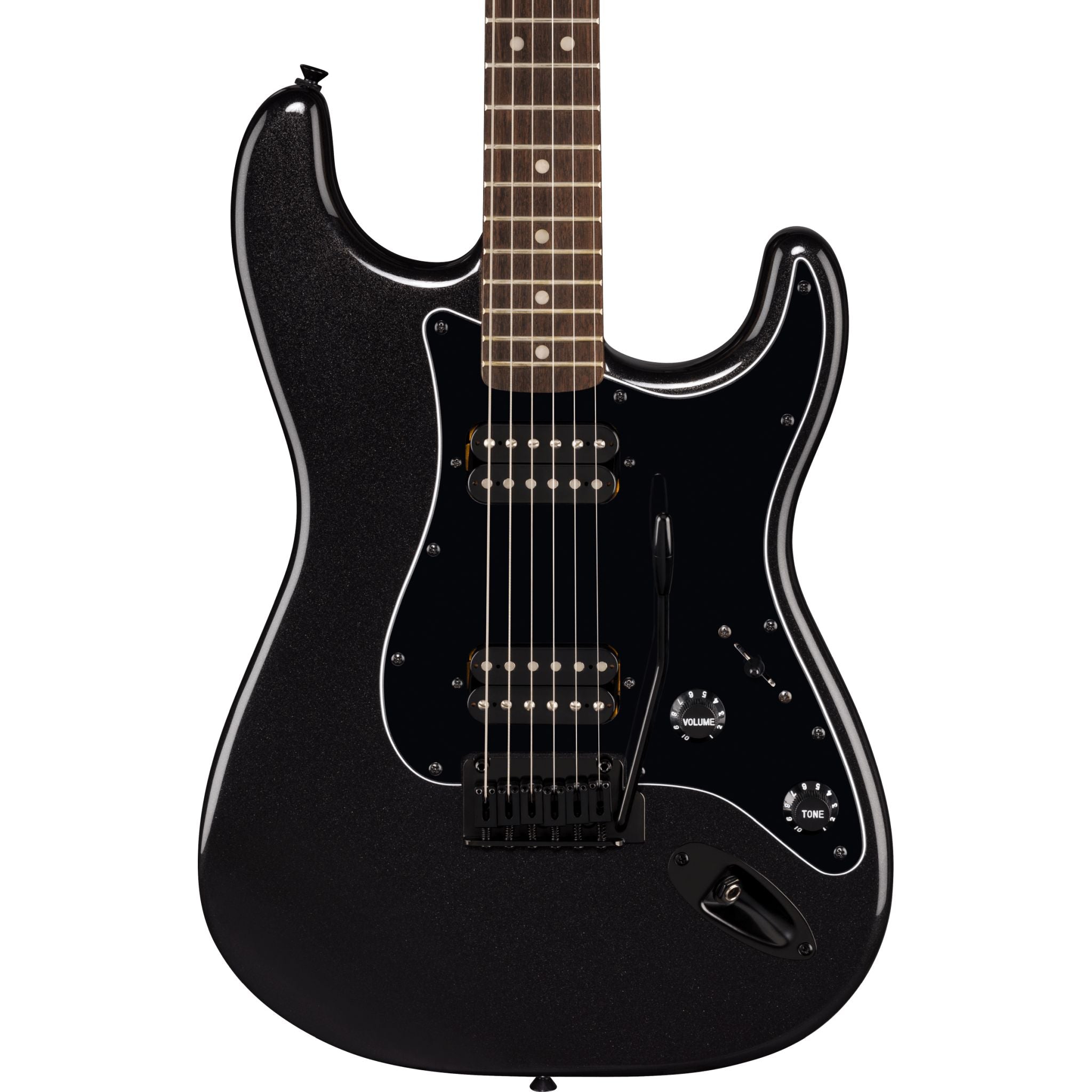 Squier Limited Edition Affinity Stratocaster HH: Metallic Black