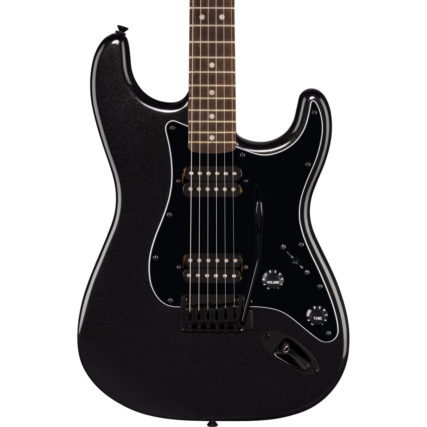 Squier Limited Edition Affinity Stratocaster HH: Metallic Black