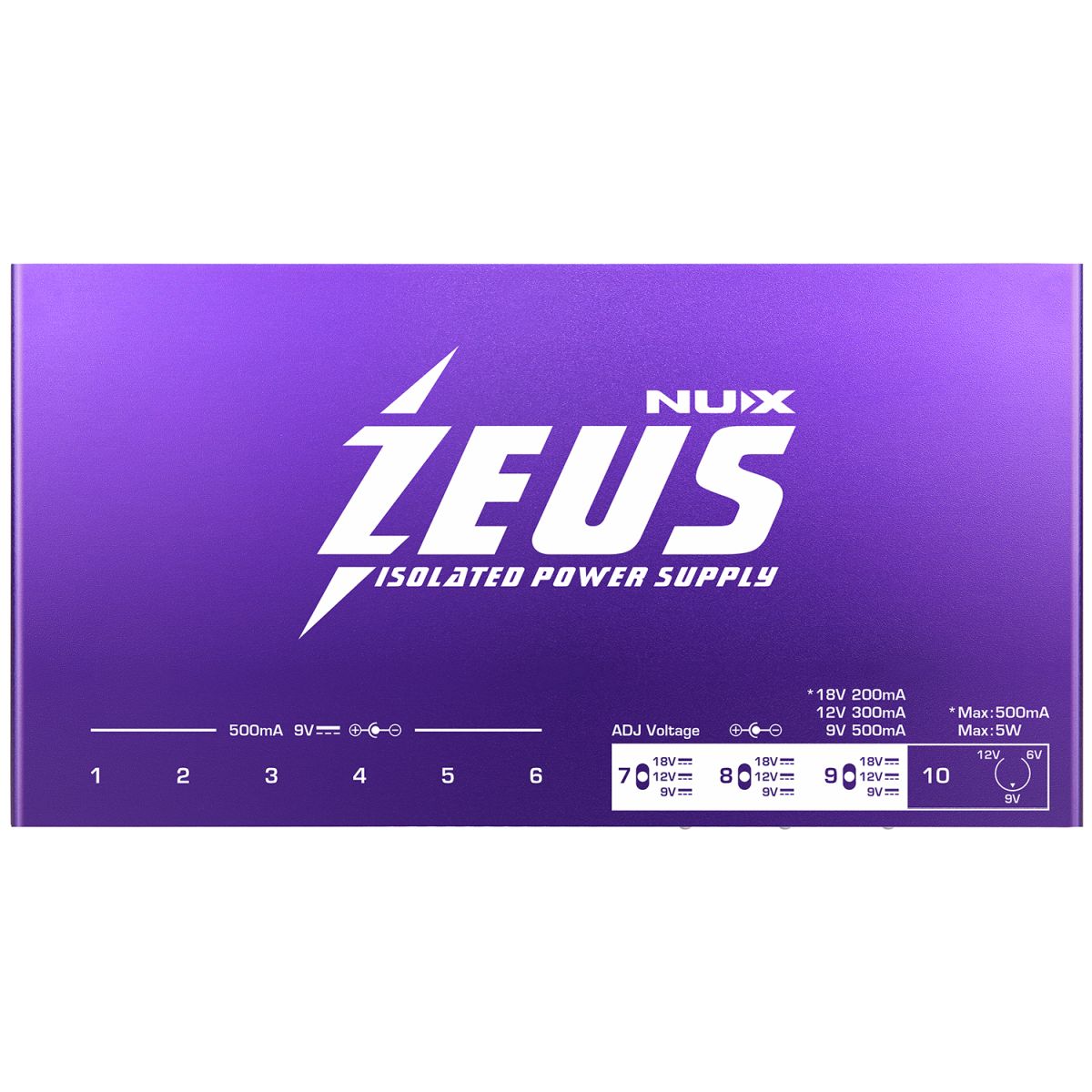 NUX Zeus Guitar Pedal Power Supply