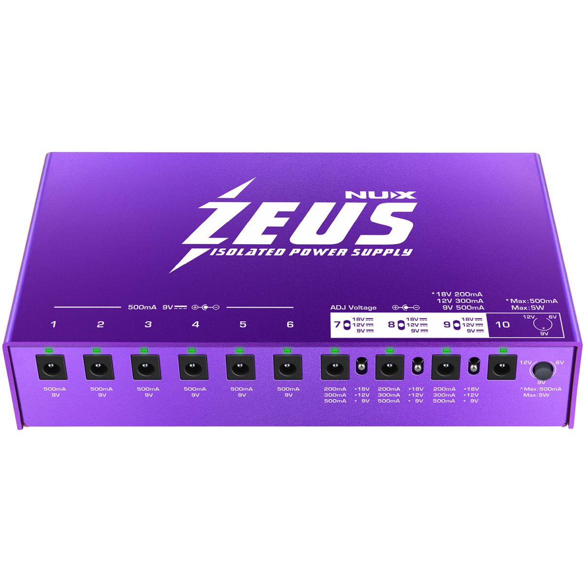 NUX Zeus Guitar Pedal Power Supply