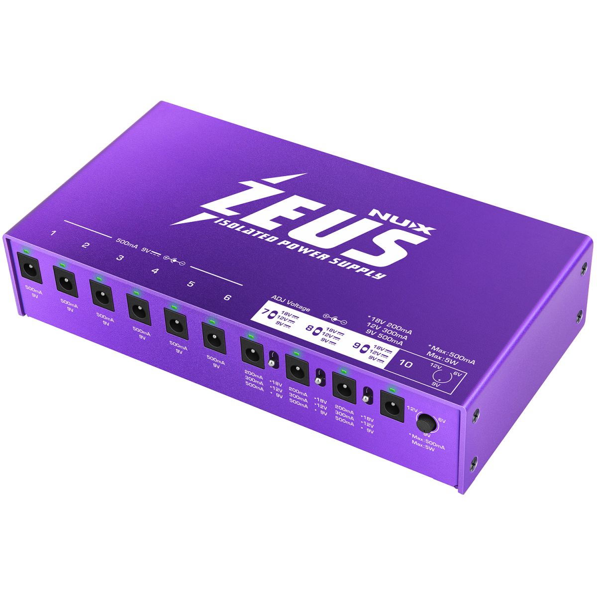 NUX Zeus Guitar Pedal Power Supply