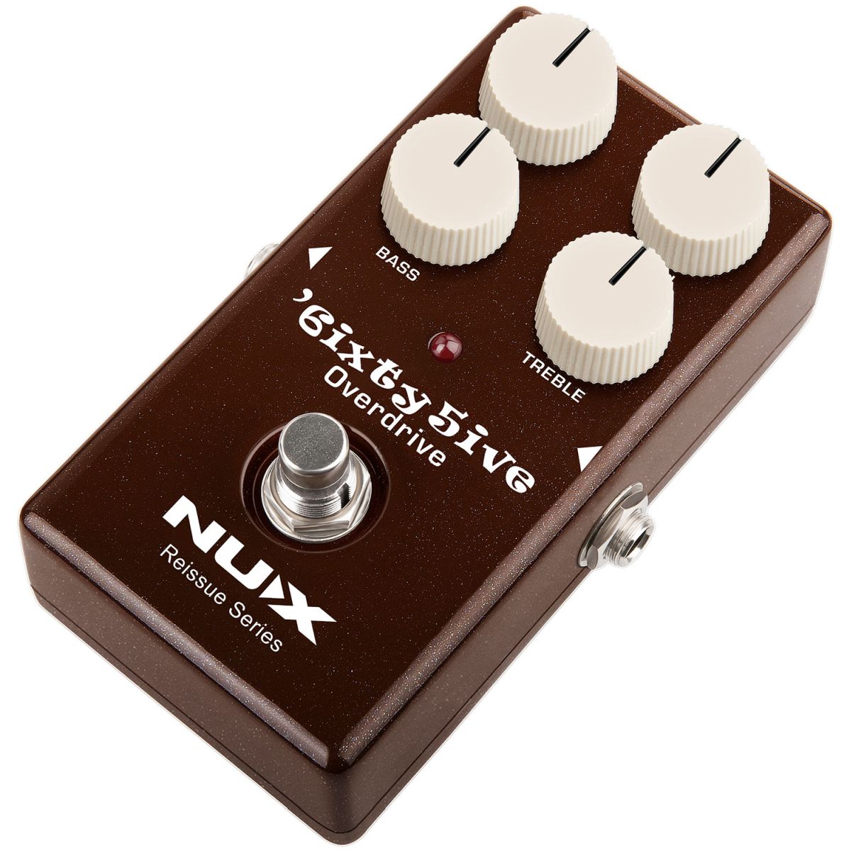 NUX 6ixty 5ive Overdrive Pedal | With FREE Pedal Topper