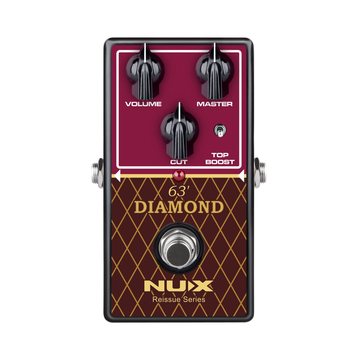 NUX 63 Diamond Overdrive Pedal | With FREE Pedal Topper