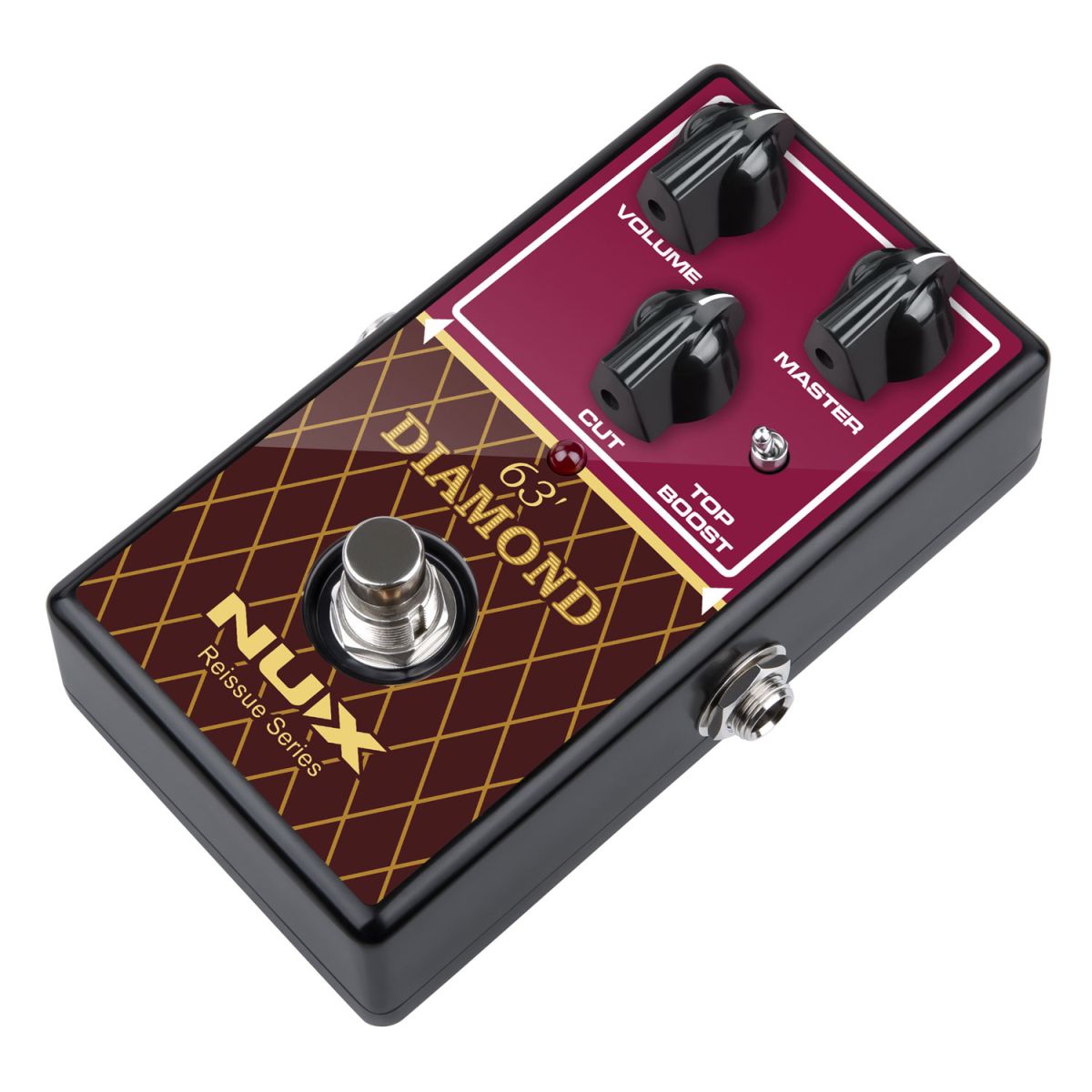 NUX 63 Diamond Overdrive Pedal | With FREE Pedal Topper