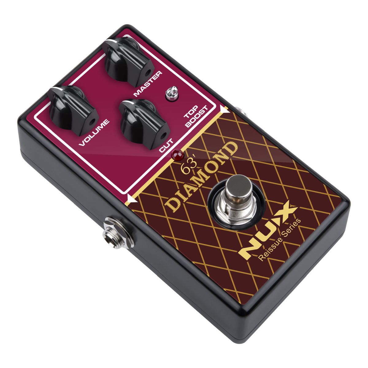 NUX 63 Diamond Overdrive Pedal | With FREE Pedal Topper