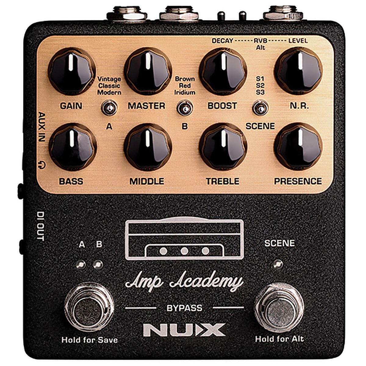 NUX Amp Academy Pedal | With 2 FREE Pedal Topper