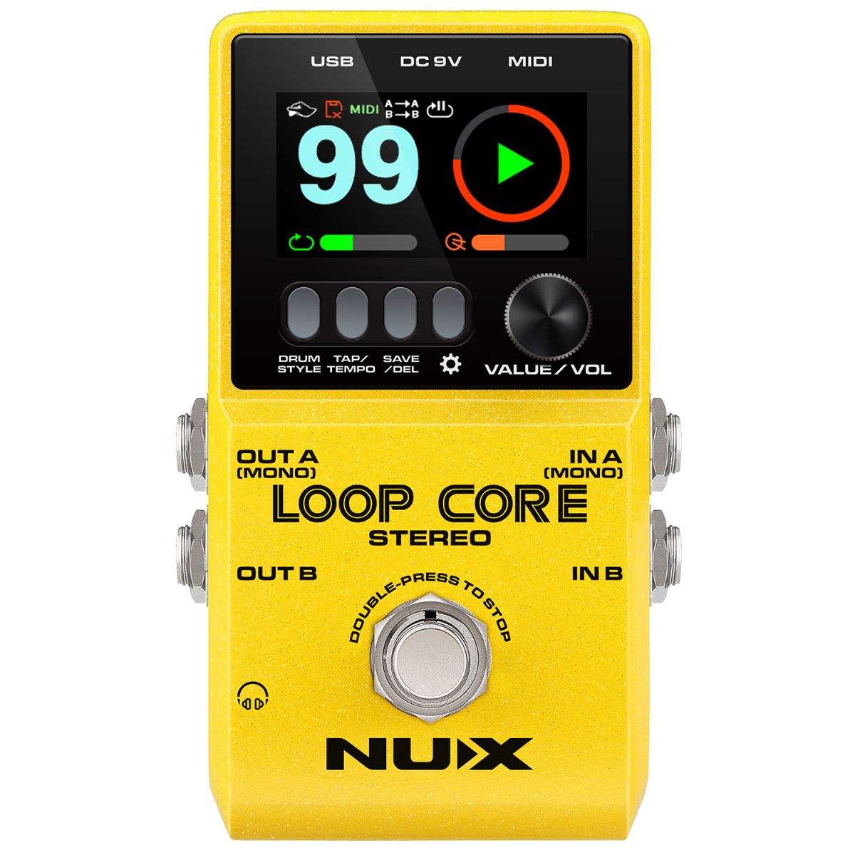 NUX Loop Core Stereo Pedal | With FREE Pedal Topper