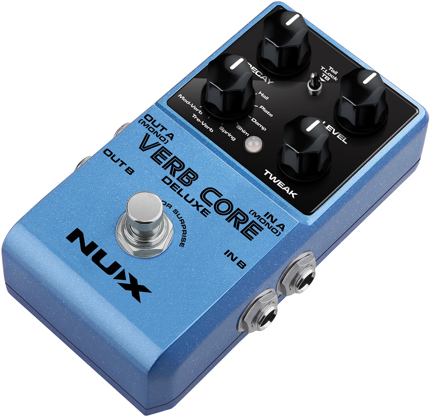 NUX Verb Core Deluxe Pedal | With FREE Pedal Topper