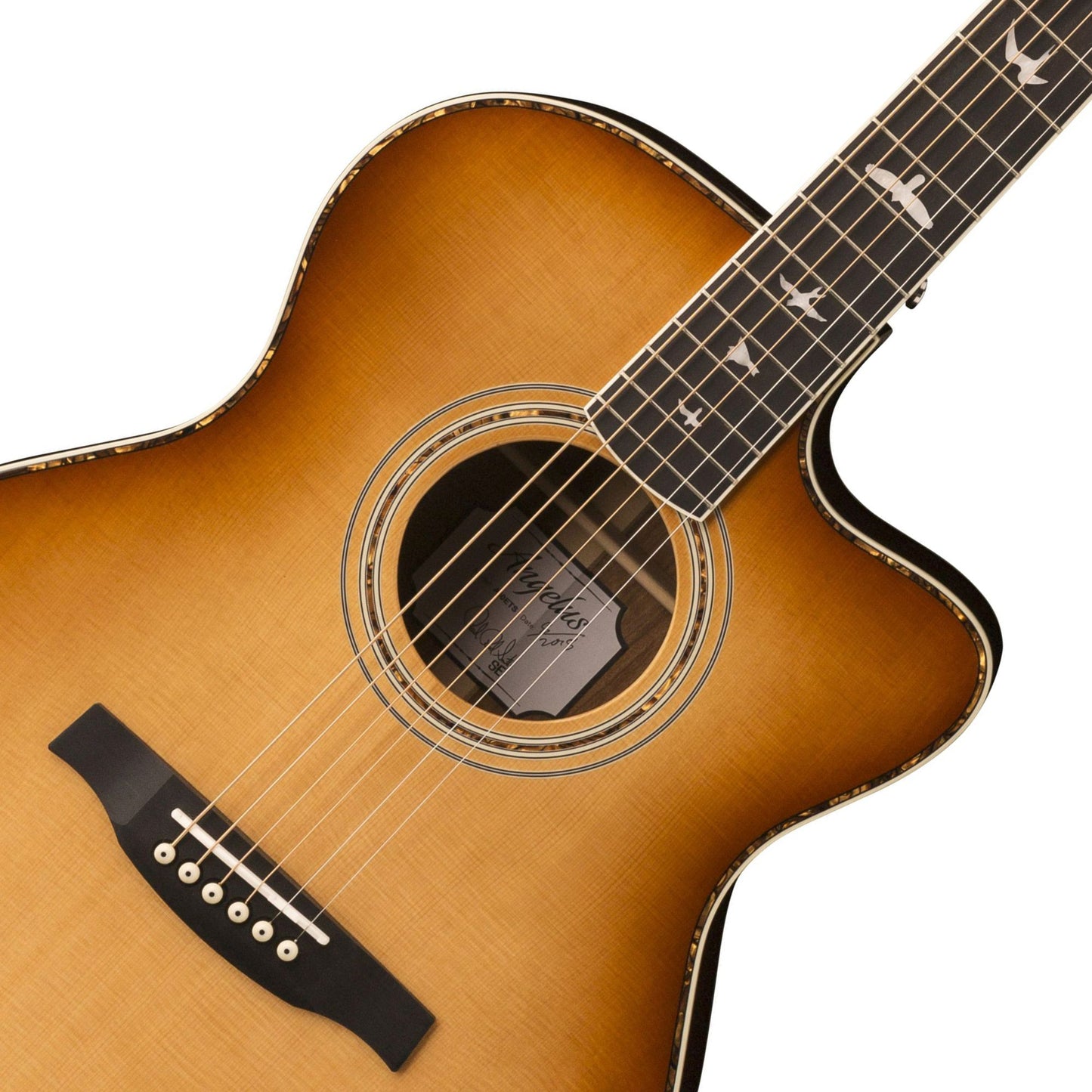 PRS SE Angelus A40E Electro Acoustic; Tobacco Sunburst