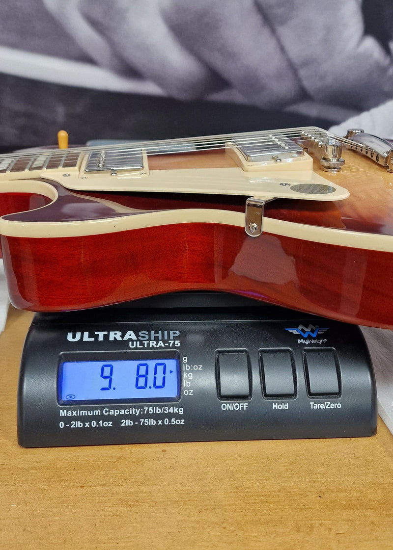 Gibson Les Paul Standard 60s Bourbon Burst Figured Top Electric Guitar Left Hand