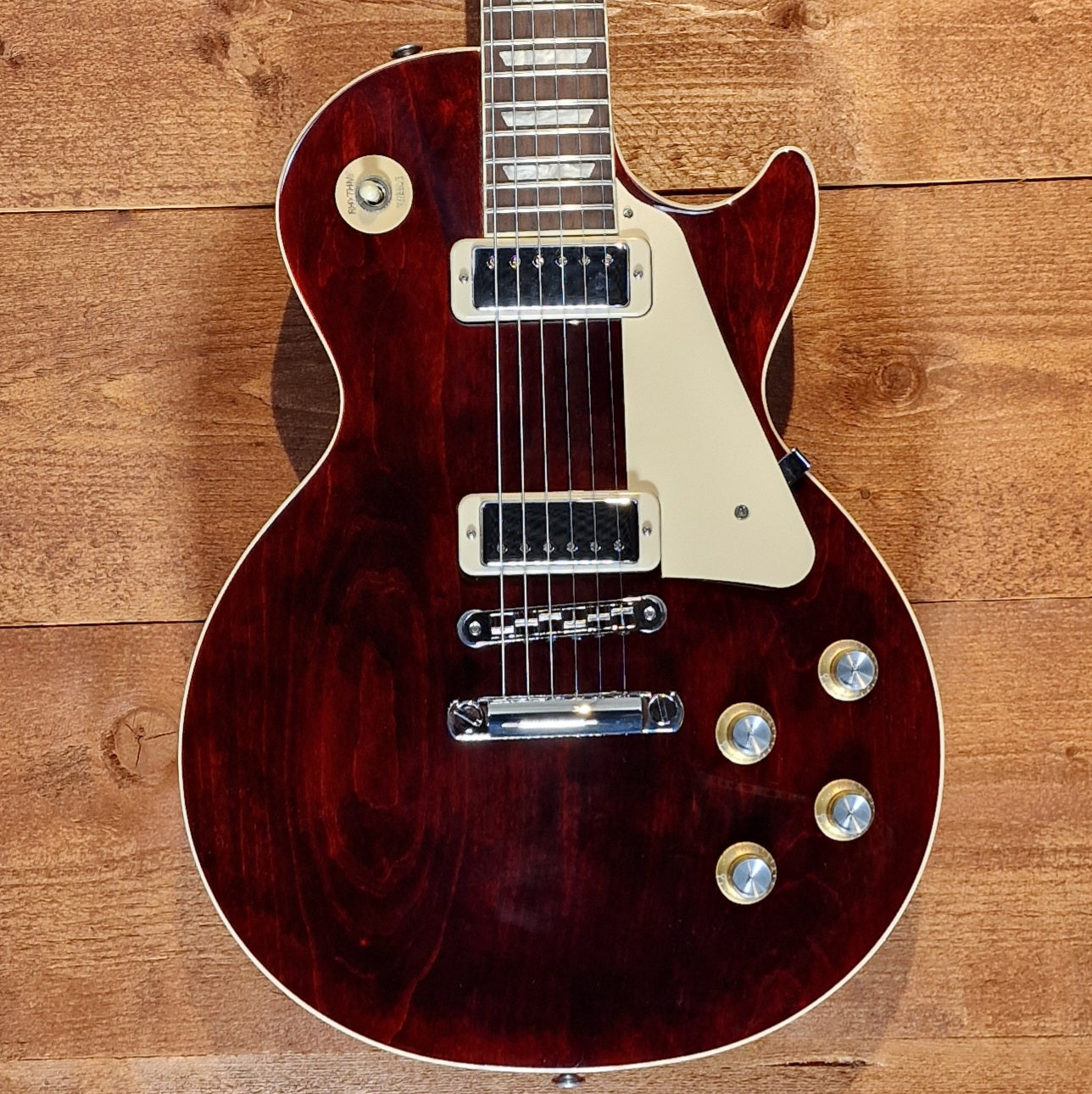 Gibson Les Paul 70s Deluxe Plain Top; Wine Red