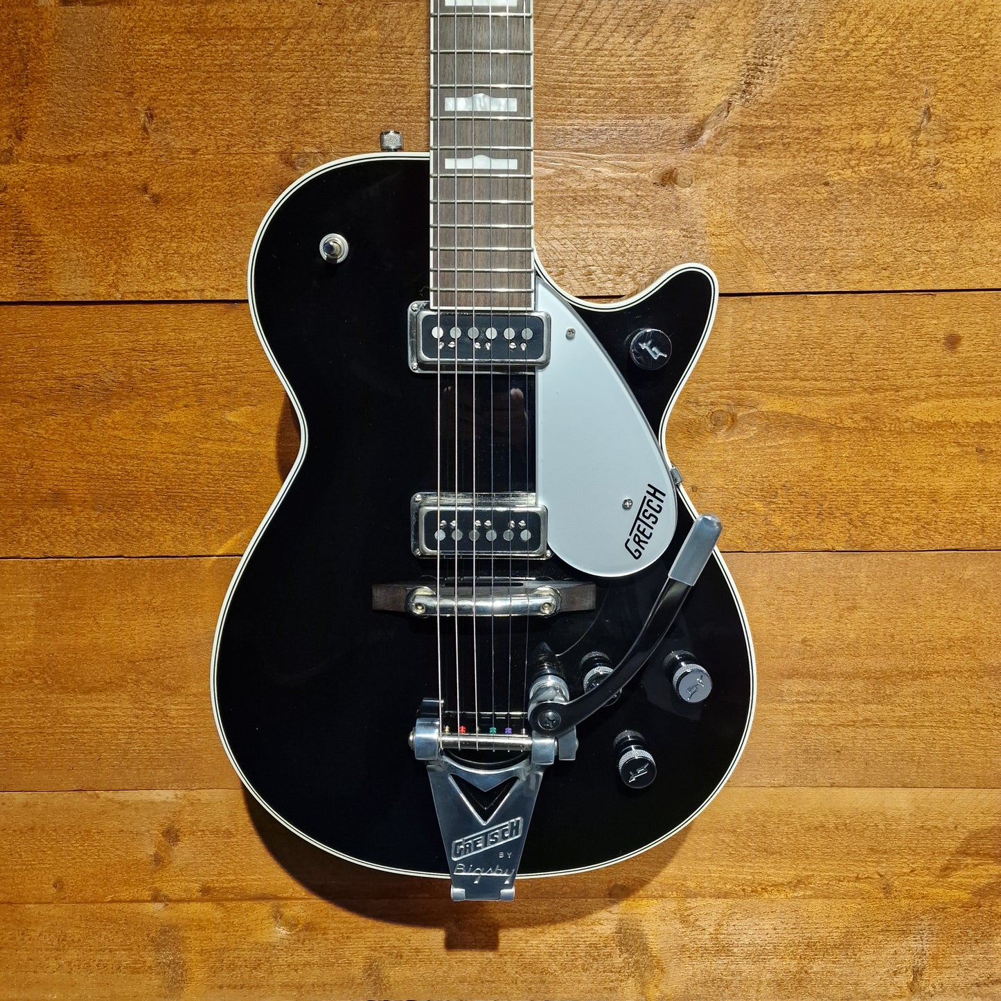 Gretsch G6128T-GH George Harrison Signature Duo Jet; Black: Serial No: JT11072811 | Second Hand