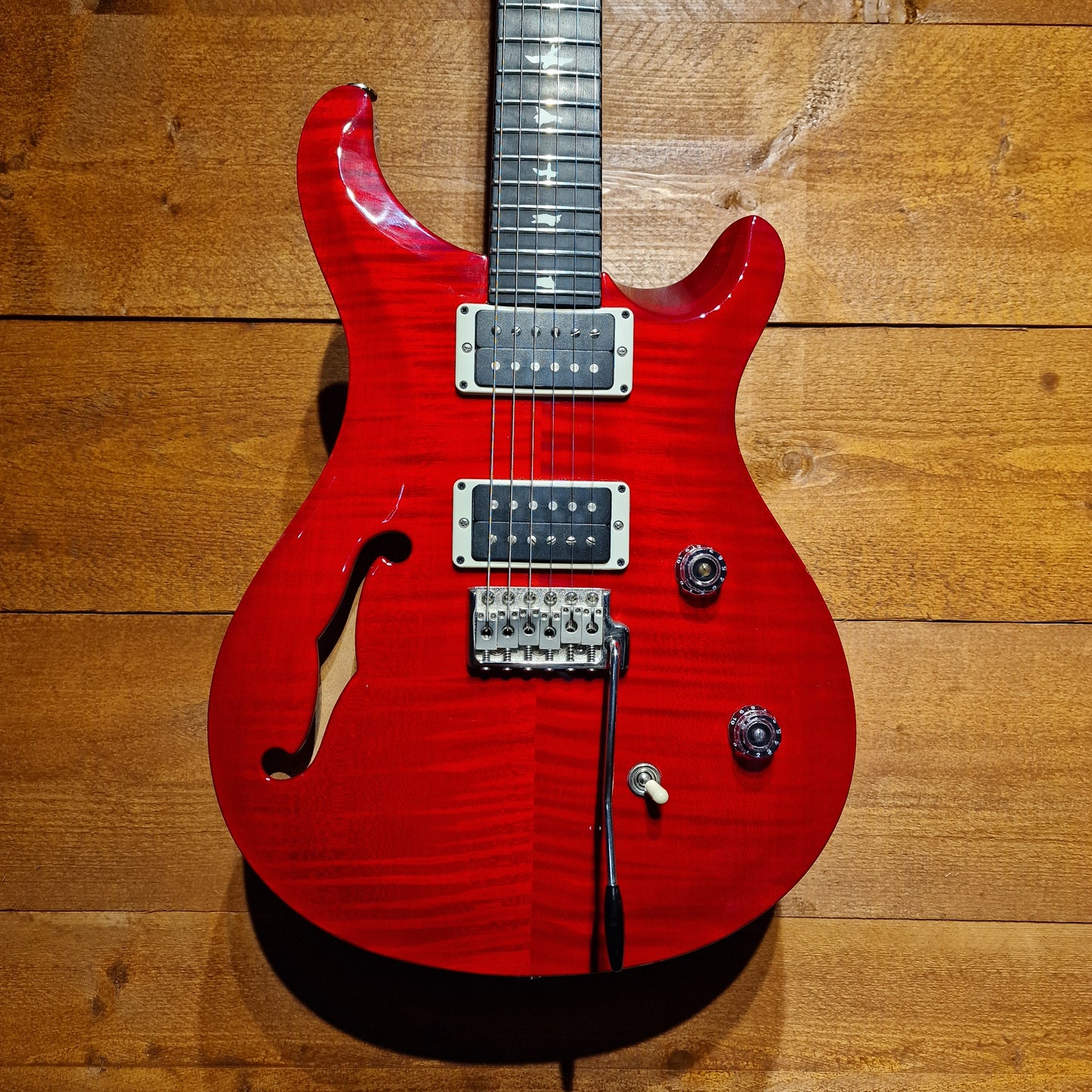 PRS CE24 Semi Hollow; Scarlet Red: Serial No: 190279119 | Second Hand