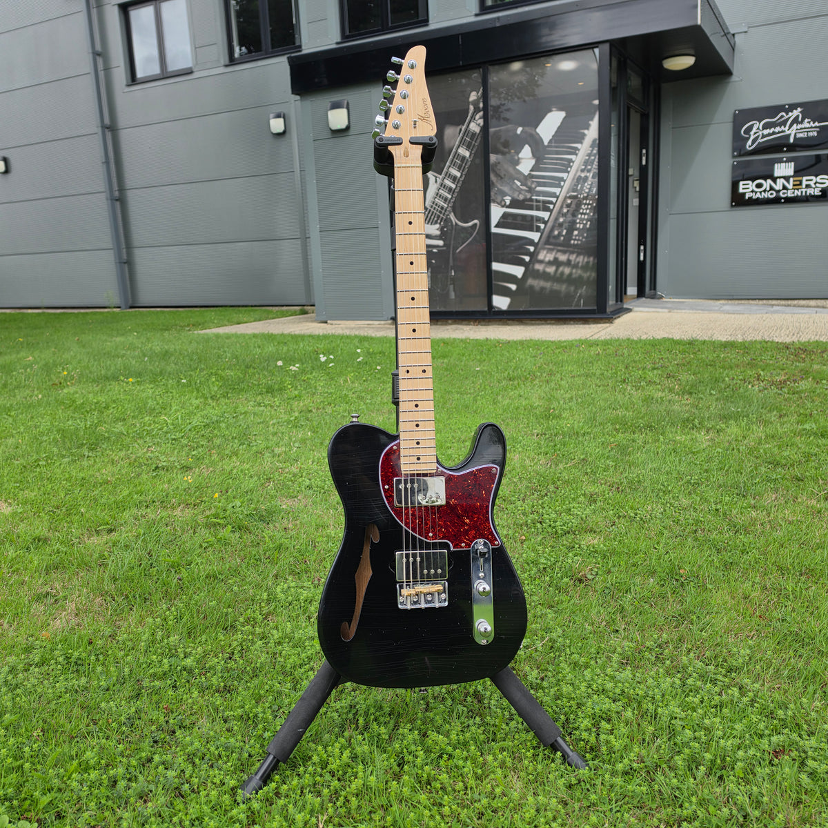 Moore Guitars Timothy Thinline; Black #004A
