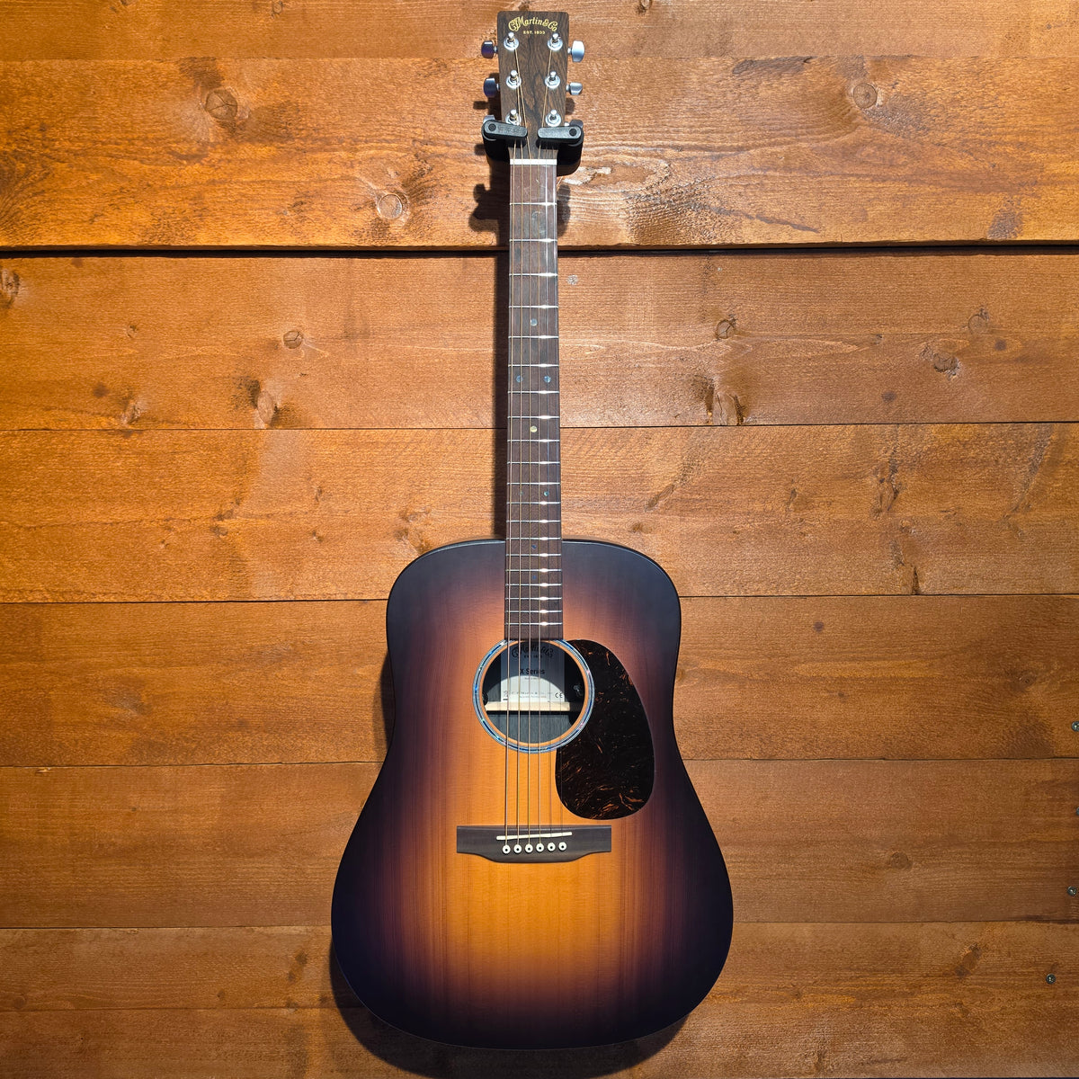 Martin D-X2E Electro Acoustic Guitar; Solid Spruce Sunburst / Ziricote: Serial No: 3023739 | Second Hand
