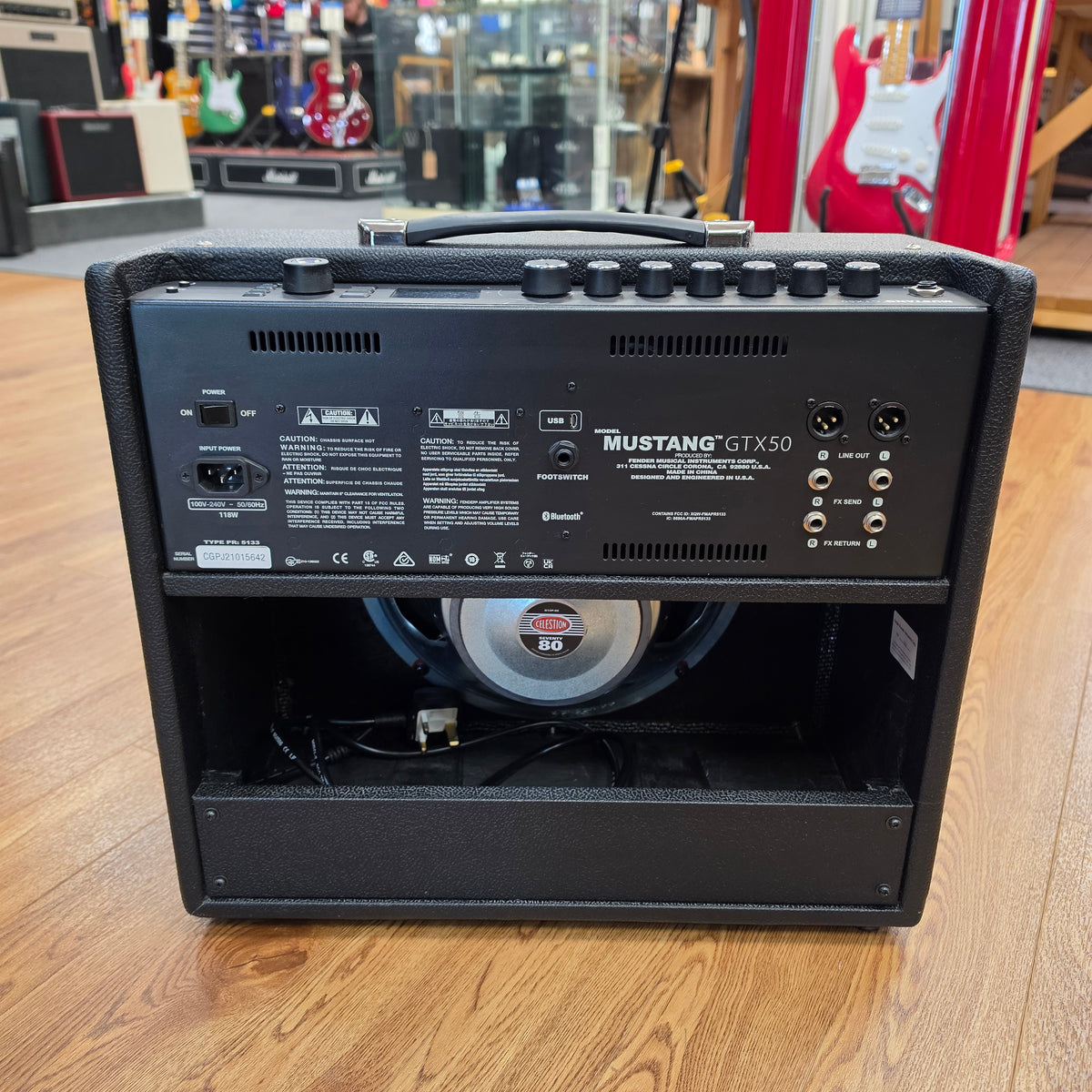 Fender Mustang GTX50 Guitar Amplifier With Cover | Second Hand