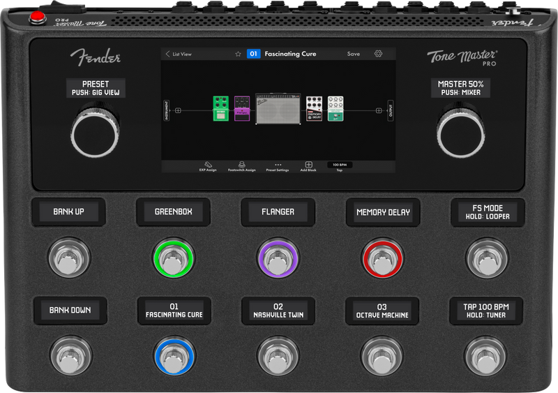 Fender Tone Master Pro Guitar Multi Effects Amp Modeller