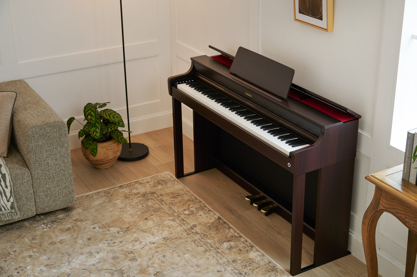 Casio AP300 Digital Piano; Brown