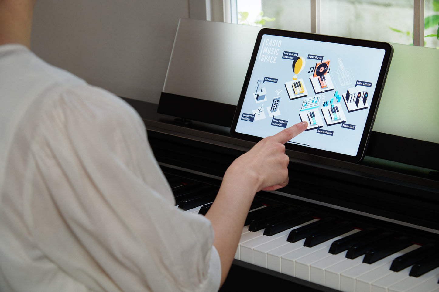 Casio AP-S200 Digital Piano; Black