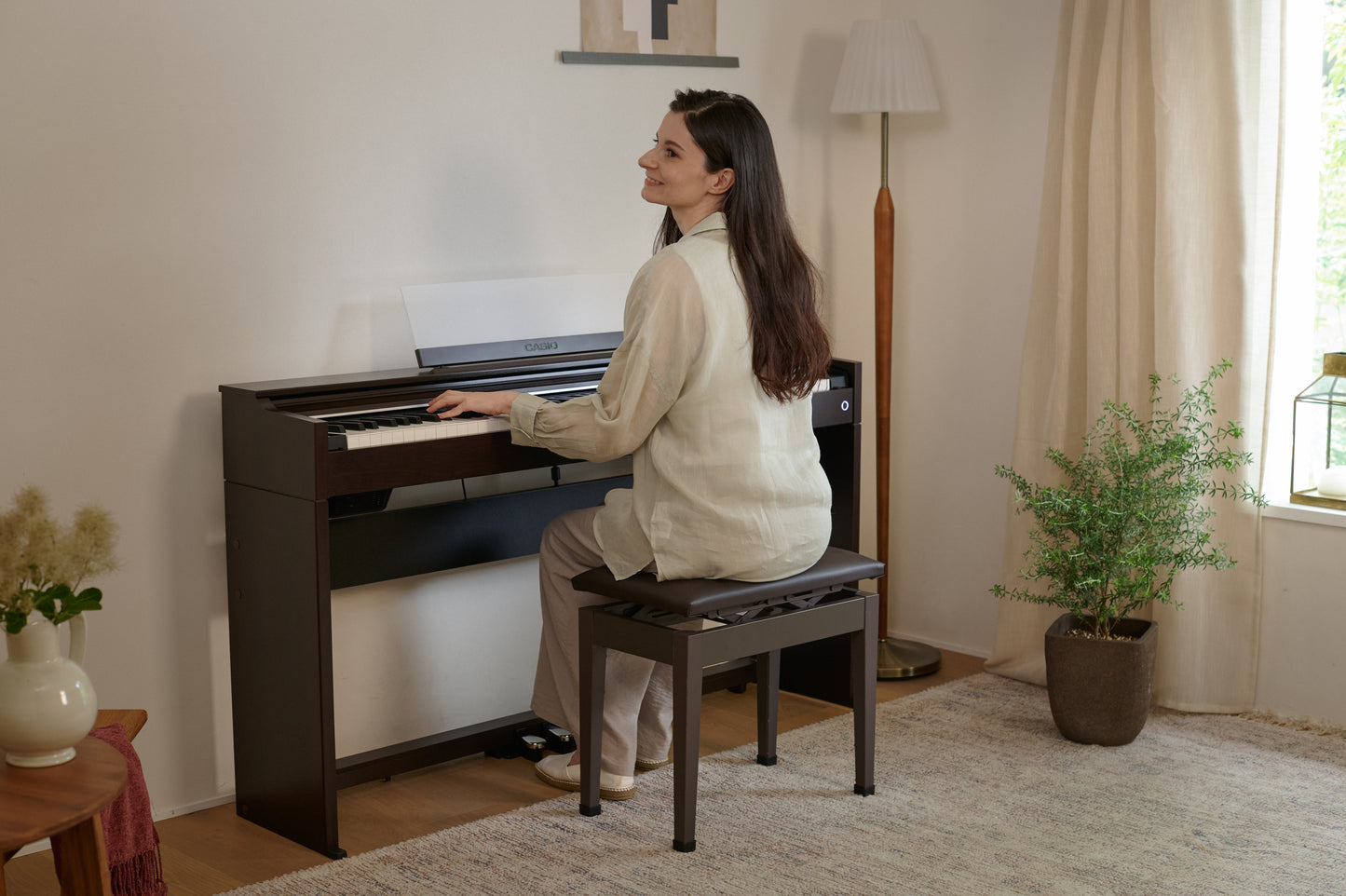 Casio AP-S200 Digital Piano Value Package; Brown