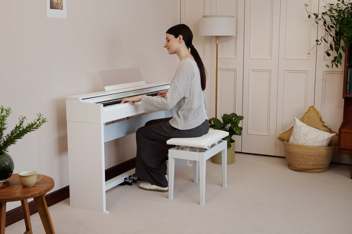 Casio AP-S200 Digital Piano Value Package; White