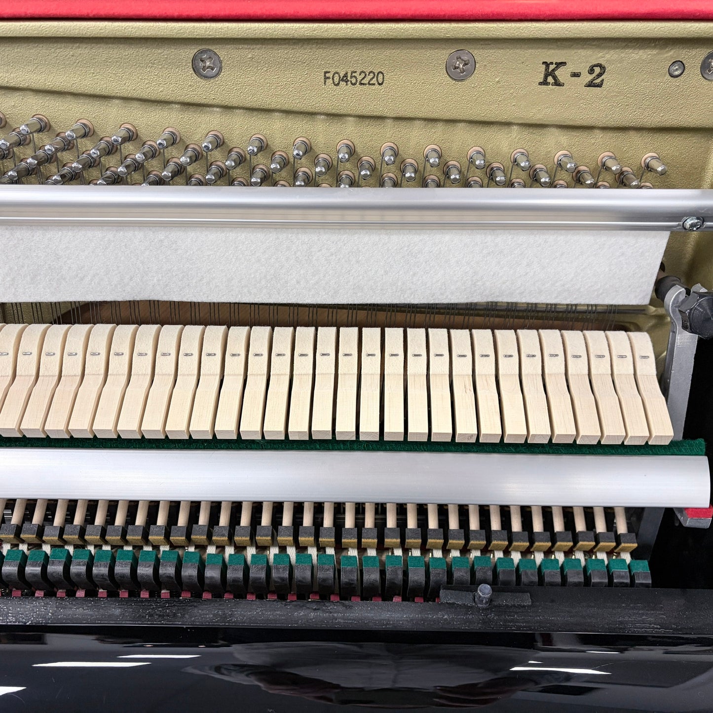 Kawai K2 Upright Piano In Polished Ebony: Serial No: F045220 | Second Hand