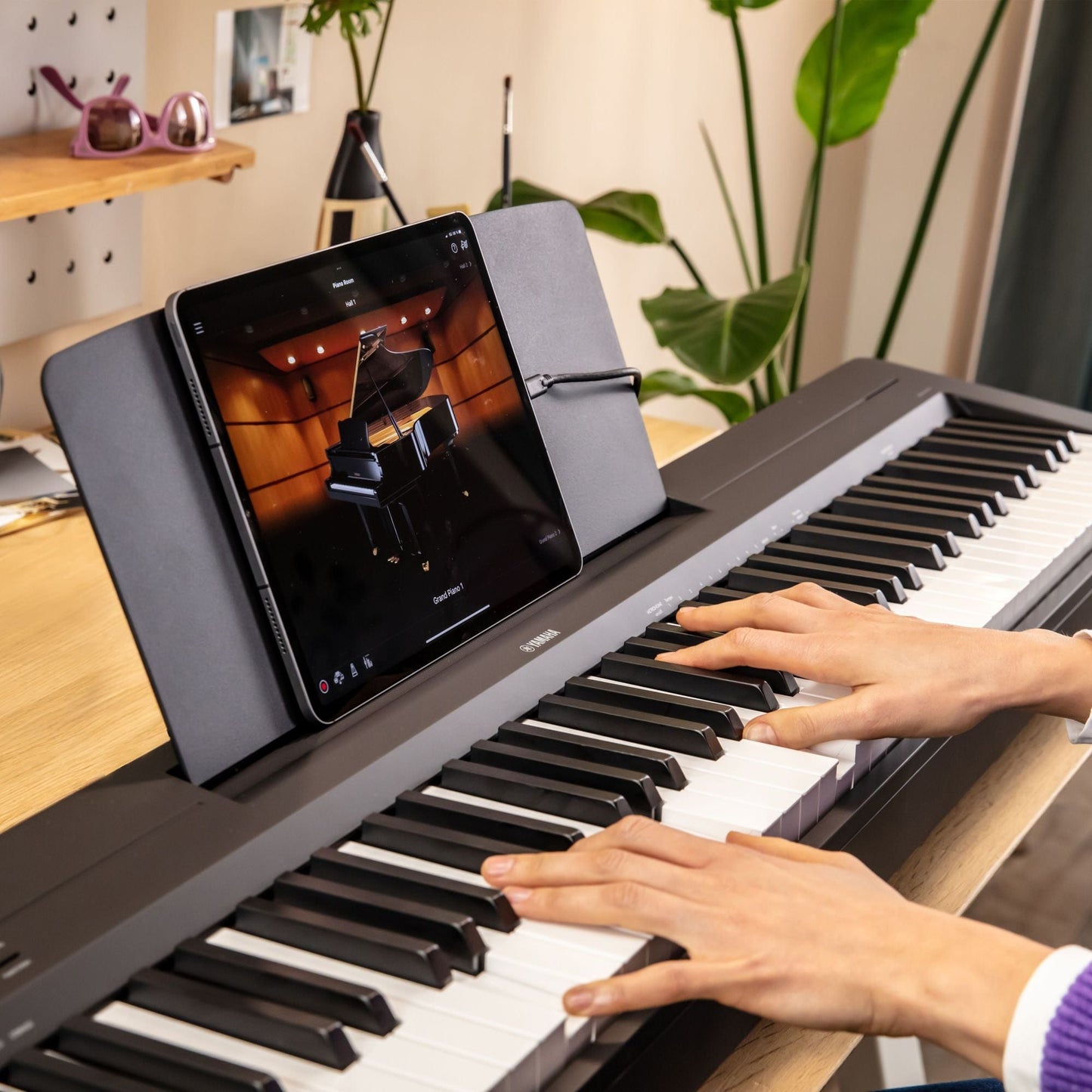 Yamaha P145BT Bluetooth Portable Piano Value Package