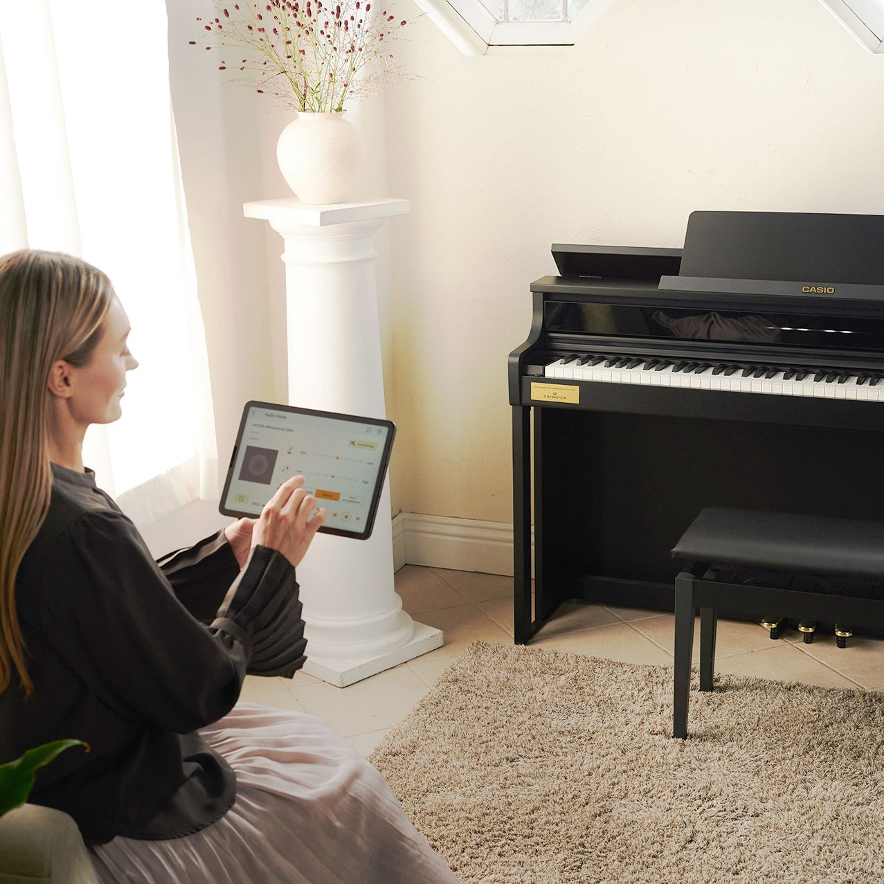 Casio AP750 Digital Piano; Black