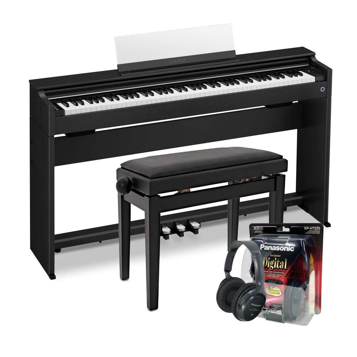 Casio AP-S200 Digital Piano Value Package; Black