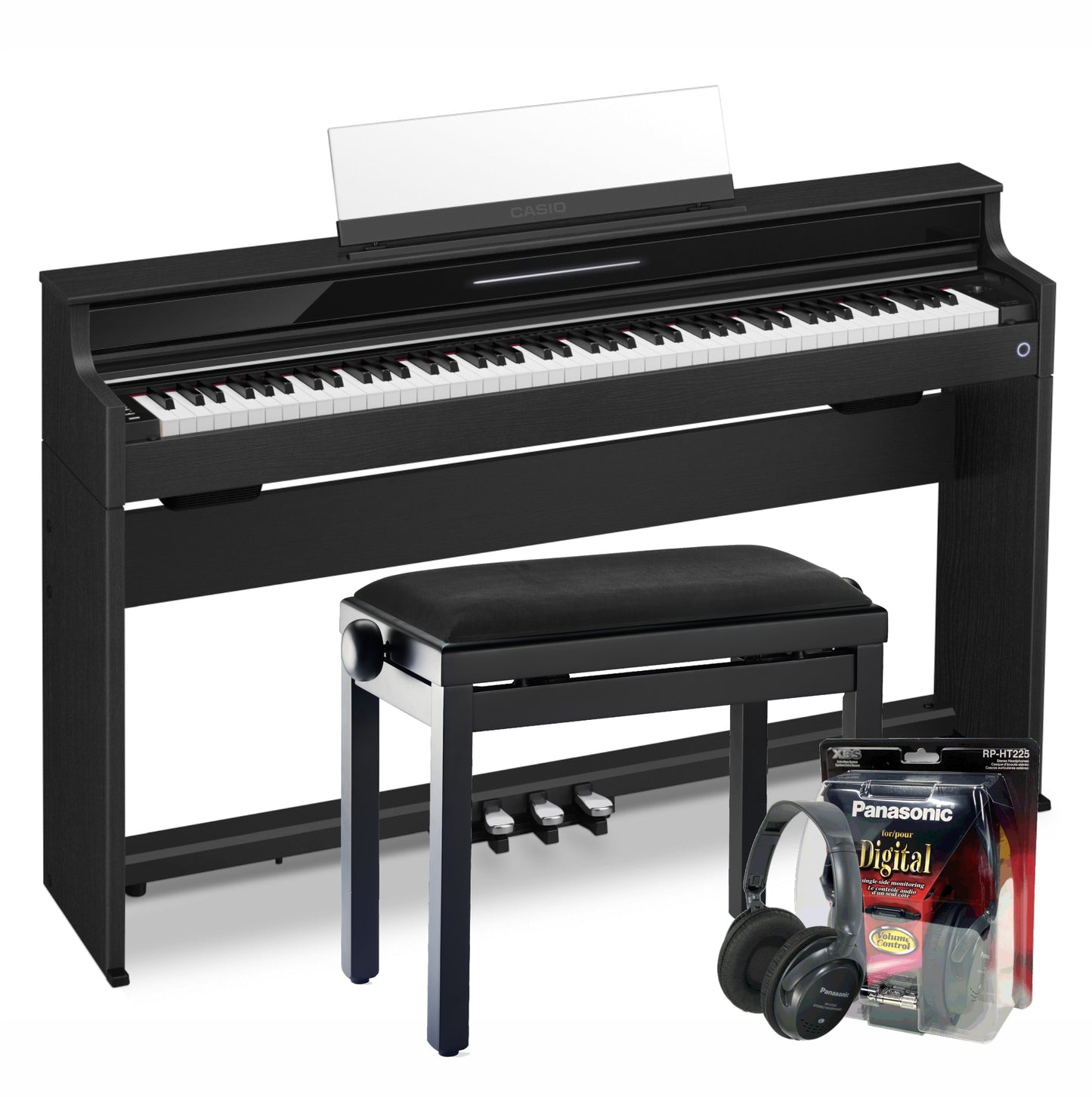 Casio AP-S450 Digital Piano Value Package; Black