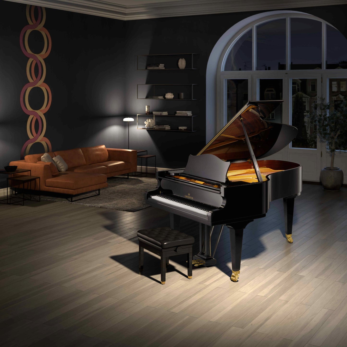 C. Bechstein Concert A192 Grand Piano in Polished Ebony