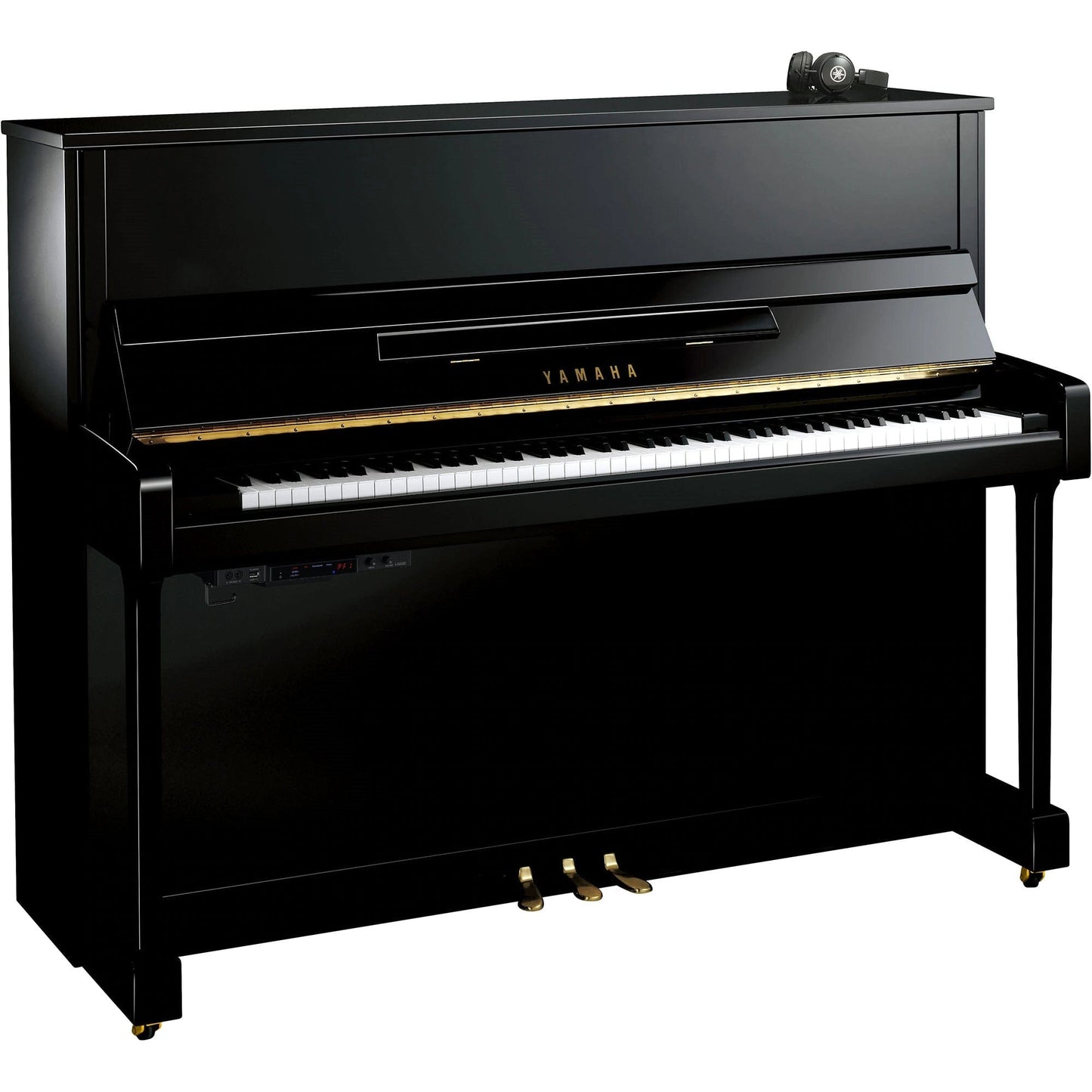 Yamaha B3 TC3 TransAcoustic Upright Piano; Polished Ebony | £500 Cashback Offer