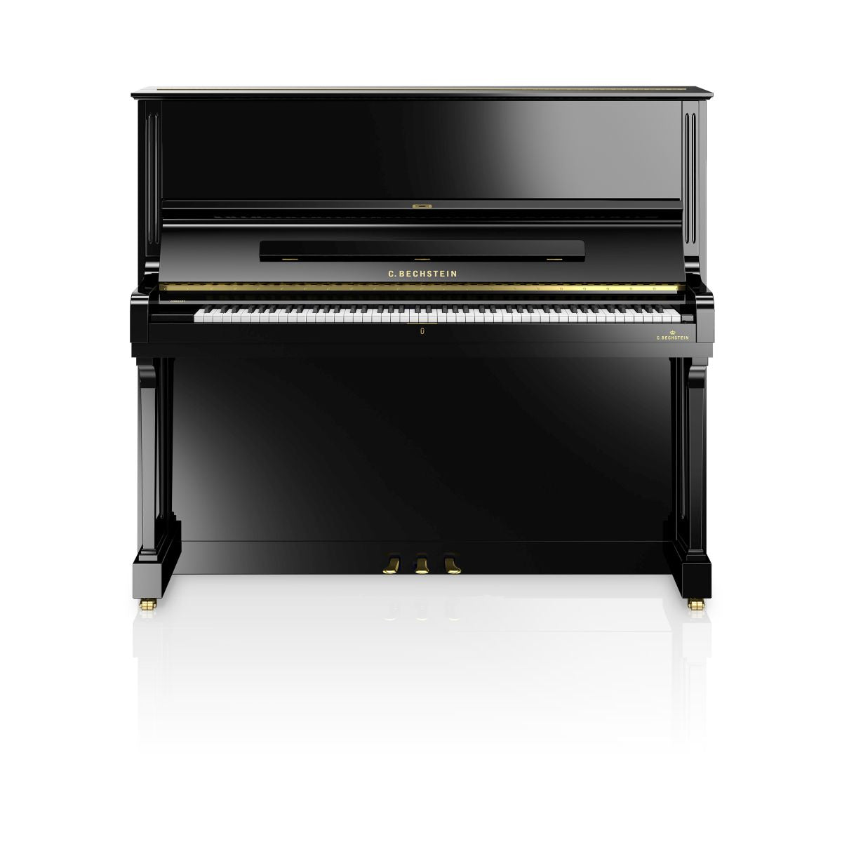 C. Bechstein Concert C8 Upright Piano in Polished Ebony