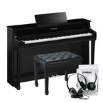 Yamaha CLP835PE Polished Ebony Concert Package