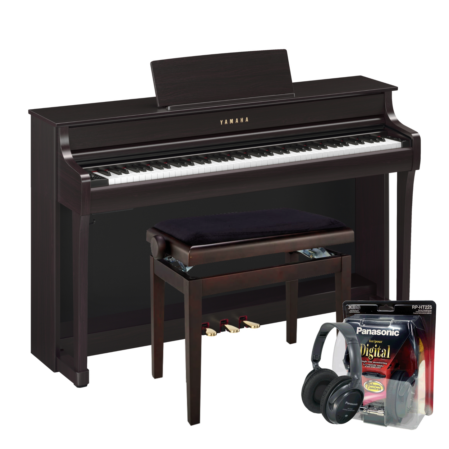 Yamaha CLP835R Rosewood Digital Piano Value Package | £120 Cashback Offer