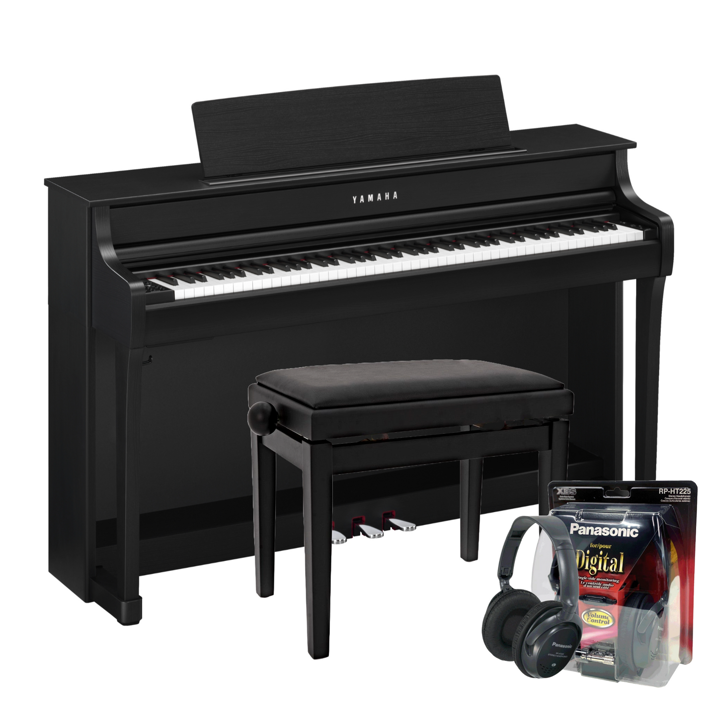 Yamaha CLP845B Black Digital Piano Value Package | £150 Cashback Offer